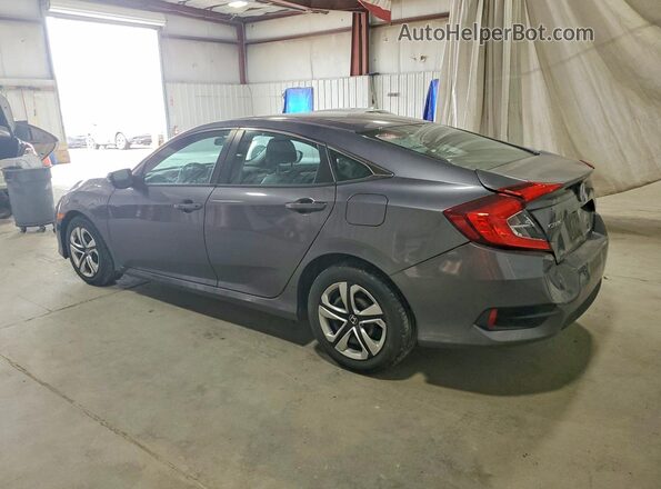 2HGFC2F57JH524809 2018 HONDA CIVIC Gray Հետևի ձախ
