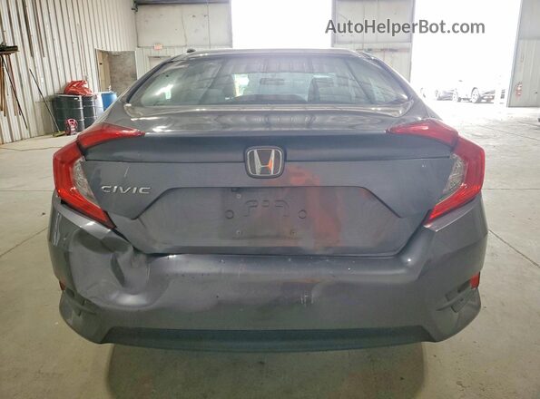 2HGFC2F57JH524809 2018 HONDA CIVIC Gray Հետևի տեսք
