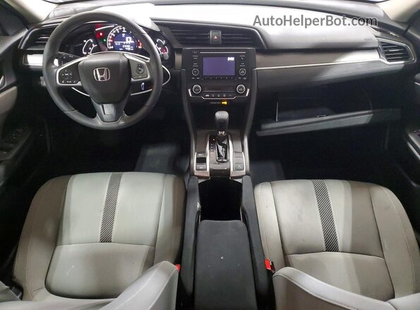 2HGFC2F57JH524809 2018 HONDA CIVIC Gray Առջևի վահանակի տեսք