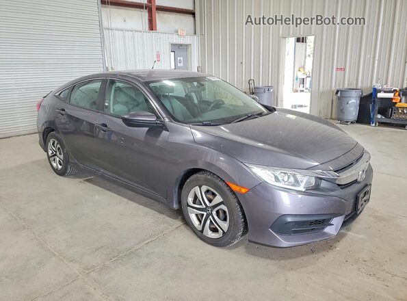 2HGFC2F57JH524809 2018 HONDA CIVIC Gray Առջևի աջ