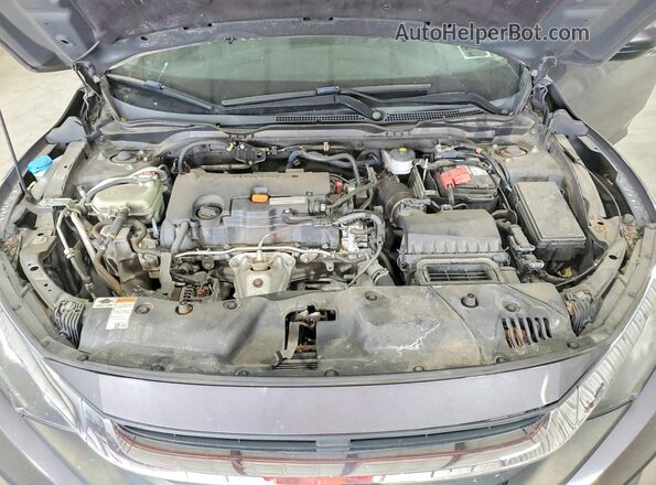 2HGFC2F57JH524809 2018 HONDA CIVIC Gray Սալոնի հետևի տեսք