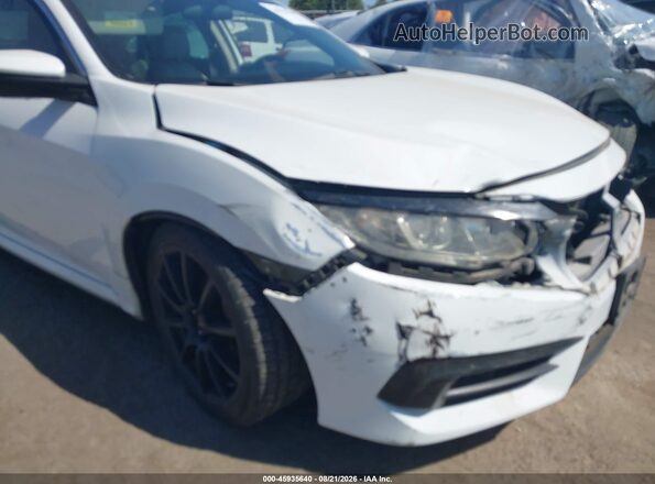 2HGFC2F57JH532926 2018 HONDA CIVIC White ხელსაწყოთა პანელის ხედი