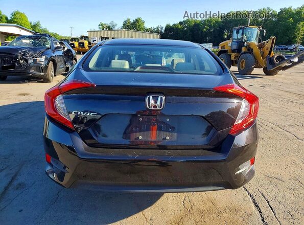 2HGFC2F57JH540928 2018 HONDA CIVIC Black Rear view