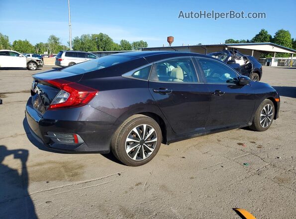 2HGFC2F57JH540928 2018 HONDA CIVIC Black Rear right