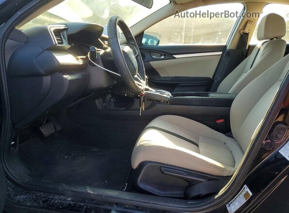 2HGFC2F57JH540928 2018 HONDA CIVIC Black Front interior view