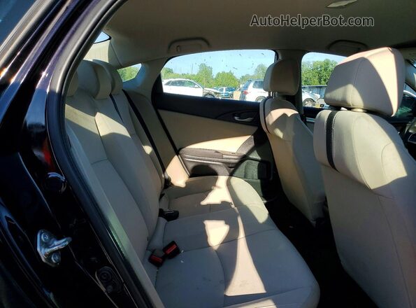 2HGFC2F57JH540928 2018 HONDA CIVIC Black Rear seats view