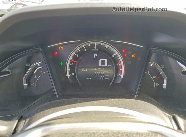 2HGFC2F57JH543795 2018 HONDA CIVIC Серебряный Вид щитка приборов