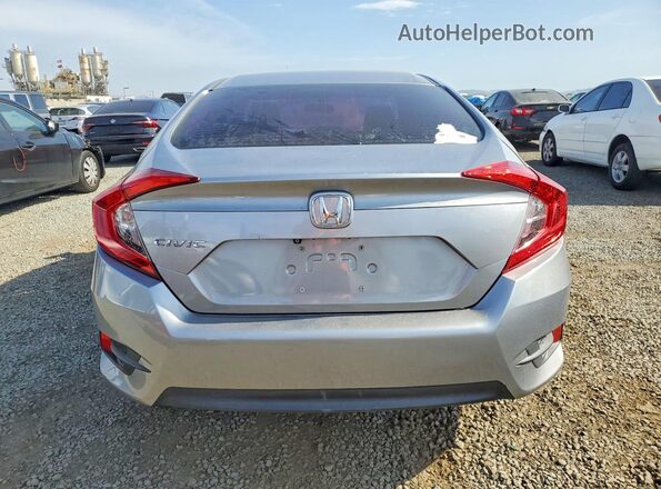 2HGFC2F57JH543795 2018 HONDA CIVIC Серебряный Вид сзади
