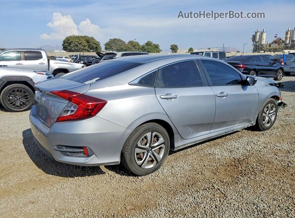 2HGFC2F57JH543795 2018 HONDA CIVIC Серебряный Задняя правая четверть