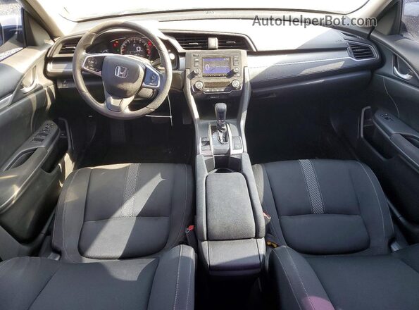 2HGFC2F57JH543795 2018 HONDA CIVIC Серебряный Вид панели приборов