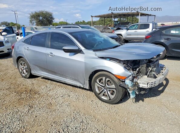 2HGFC2F57JH543795 2018 HONDA CIVIC Серебряный Передняя правая четверть