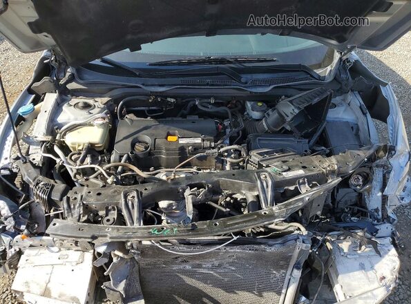 2HGFC2F57JH543795 2018 HONDA CIVIC Серебряный Вид задней части салона