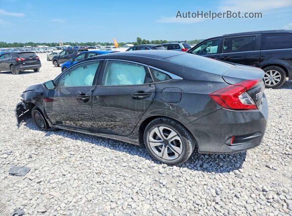 2HGFC2F57JH584346 2018 HONDA CIVIC Black Rear left