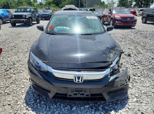 2HGFC2F57JH584346 2018 HONDA CIVIC Black Front view