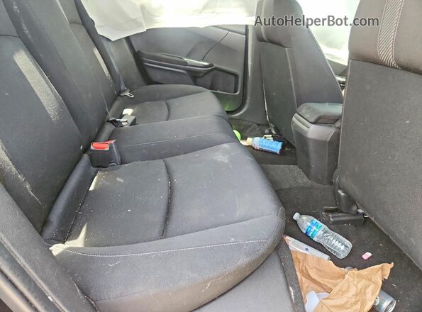 2HGFC2F57JH584346 2018 HONDA CIVIC Black Rear seats view
