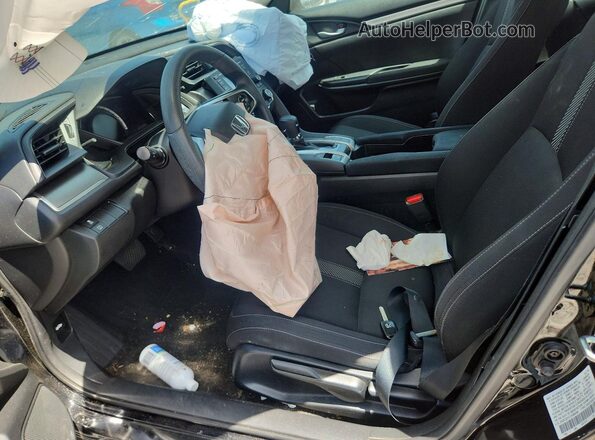 2HGFC2F57JH584346 2018 HONDA CIVIC Black Front interior view