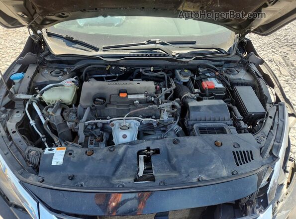 2HGFC2F57JH584346 2018 HONDA CIVIC Black Rear interior view