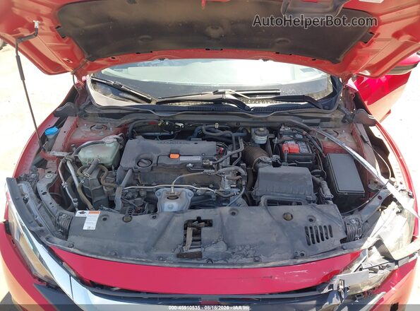 2HGFC2F57JH597680 2018 HONDA CIVIC Red უკანა ხედი