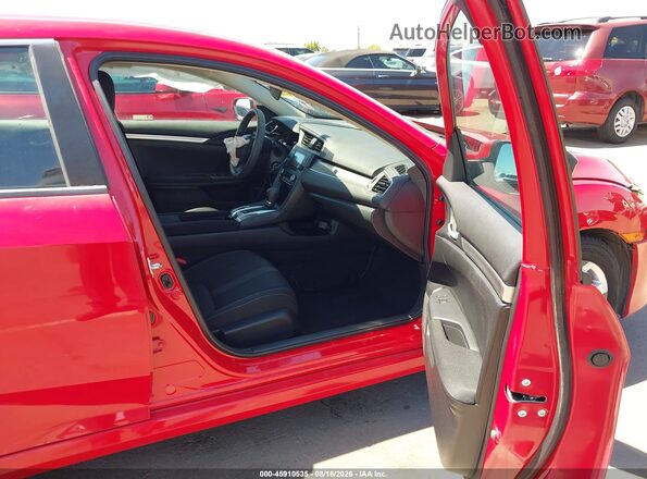 2HGFC2F57JH597680 2018 HONDA CIVIC Red წინა სალონის ხედი