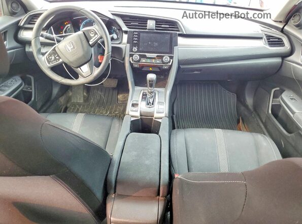 2HGFC2F57KH000108 2019 HONDA CIVIC Red Вид панелі приладів