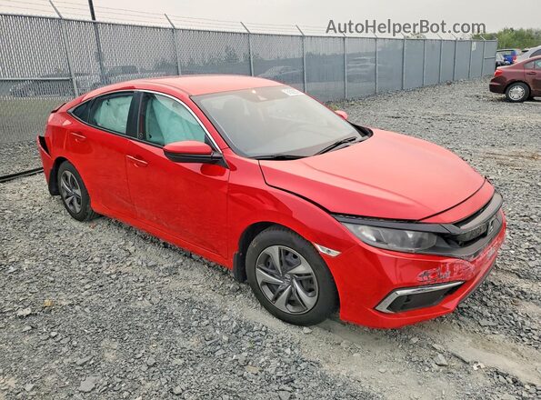 2HGFC2F57KH000108 2019 HONDA CIVIC Red Передня права чверть