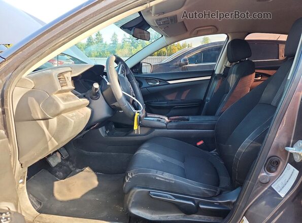 2HGFC2F57MH016764 2021 HONDA CIVIC Gray წინა სალონის ხედი