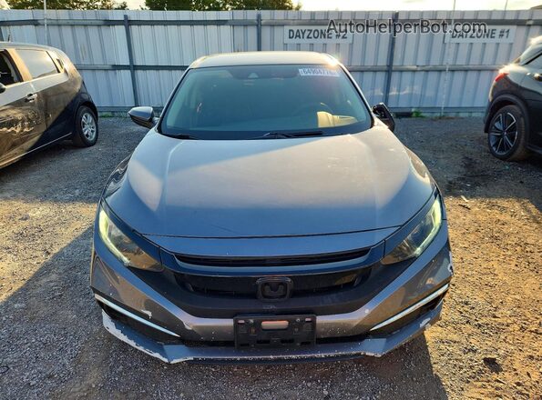 2HGFC2F57MH016764 2021 HONDA CIVIC Gray წინა ხედი