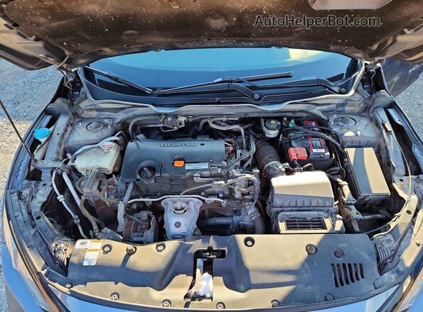 2HGFC2F57MH016764 2021 HONDA CIVIC Gray უკანა სალონის ხედი