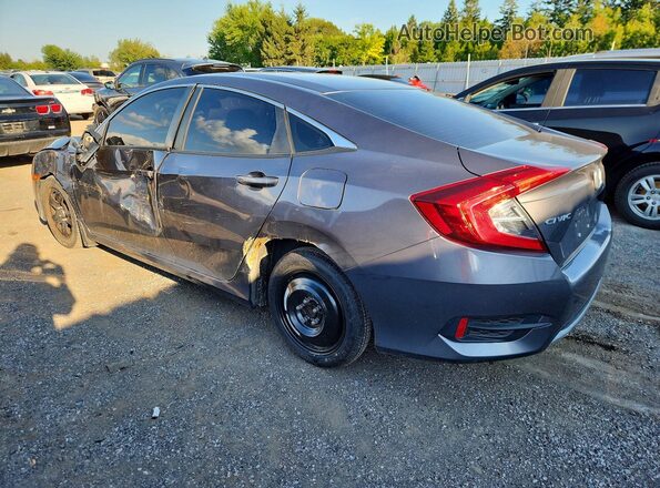 2HGFC2F57MH016764 2021 HONDA CIVIC Gray უკანა მარცხენა