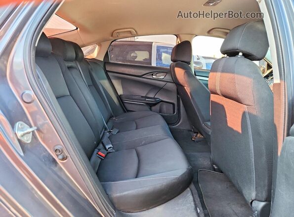 2HGFC2F57MH016764 2021 HONDA CIVIC Gray უკანა სავარძლების ხედი
