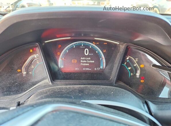 2HGFC2F57MH016764 2021 HONDA CIVIC Gray ხელსაწყოთა პანელის ხედი