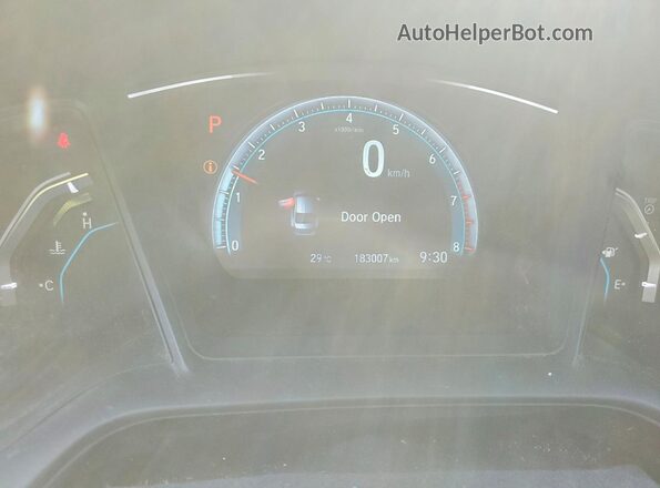 2HGFC2F58GH011609 2016 HONDA CIVIC Silver Սարքավորումների վահանակի տեսք