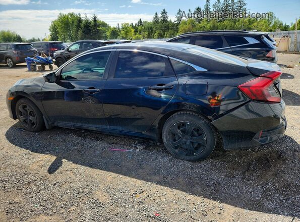 2HGFC2F58GH027308 2016 HONDA CIVIC Black უკანა მარცხენა