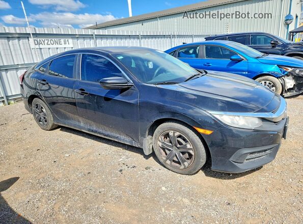 2HGFC2F58GH027308 2016 HONDA CIVIC Black წინა მარჯვენა