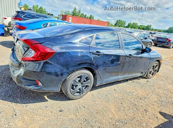 2HGFC2F58GH027308 2016 HONDA CIVIC Black უკანა მარჯვენა