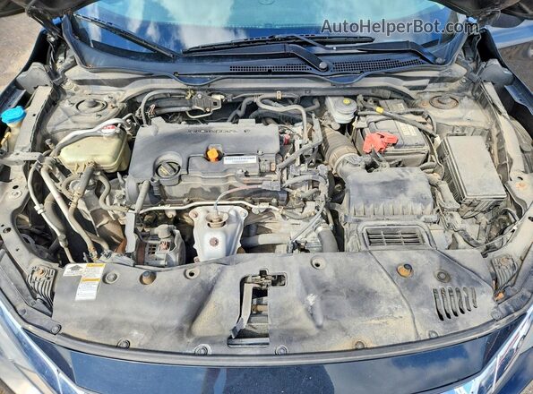 2HGFC2F58GH027308 2016 HONDA CIVIC Black უკანა სალონის ხედი