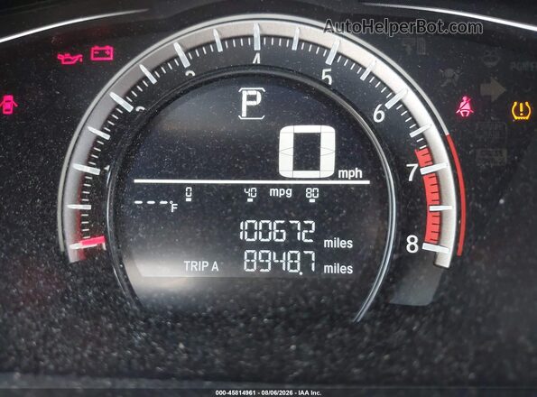 2HGFC2F58GH531860 2016 HONDA CIVIC Gray Vista de los asientos traseros