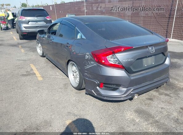 2HGFC2F58GH531860 2016 HONDA CIVIC Gray Trasero izquierdo