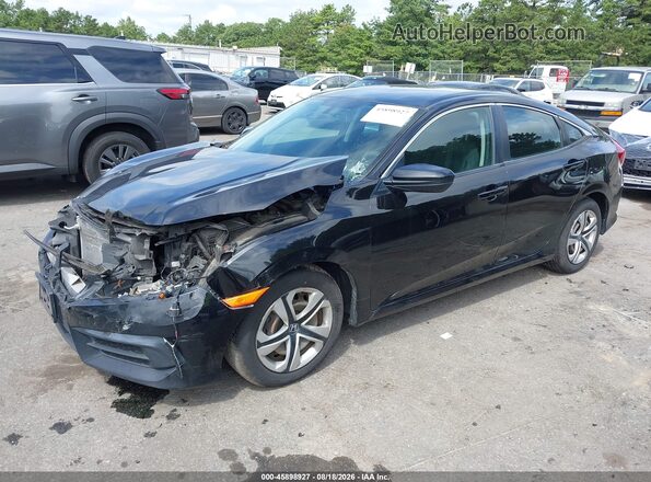 2HGFC2F58GH532782 2016 HONDA CIVIC Black Передня ліва чверть