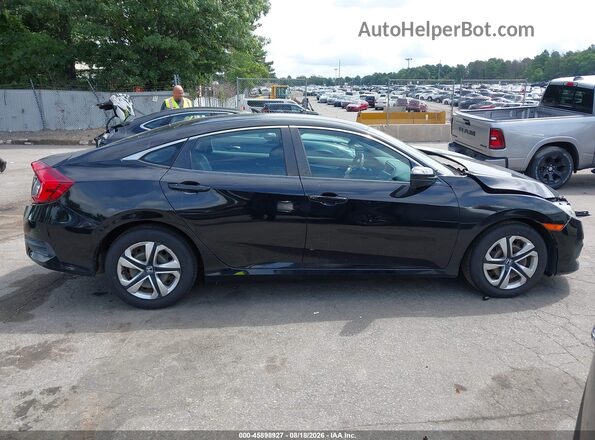 2HGFC2F58GH532782 2016 HONDA CIVIC Black Вид задньої частини салону