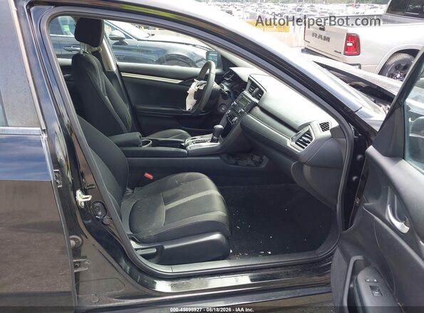 2HGFC2F58GH532782 2016 HONDA CIVIC Black Вид салону спереду