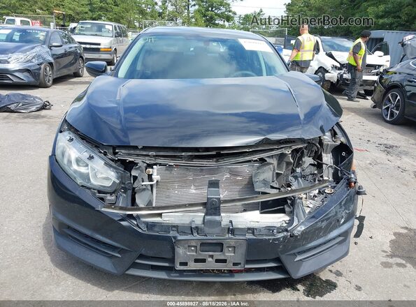 2HGFC2F58GH532782 2016 HONDA CIVIC Black Вид щитка приладів