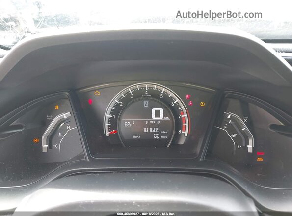 2HGFC2F58GH532782 2016 HONDA CIVIC Black Вид задніх сидінь