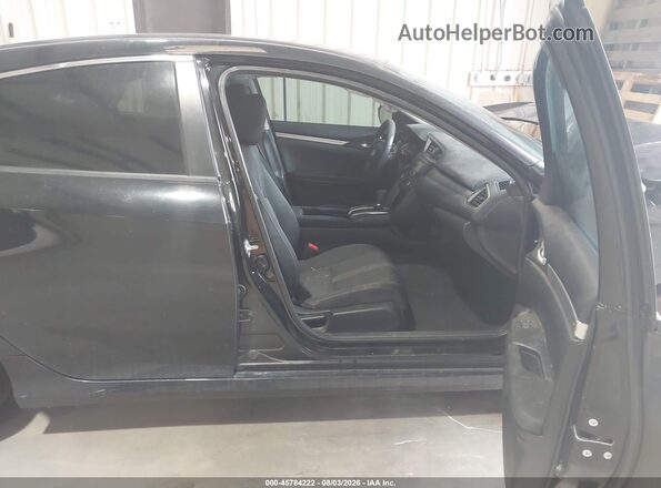 2HGFC2F58GH538906 2016 HONDA CIVIC Black წინა სალონის ხედი