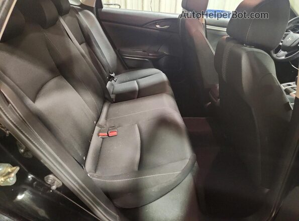 2HGFC2F58GH539652 2016 HONDA CIVIC Black Вид задніх сидінь