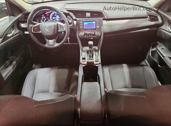 2HGFC2F58GH539652 2016 HONDA CIVIC Black Вид панелі приладів