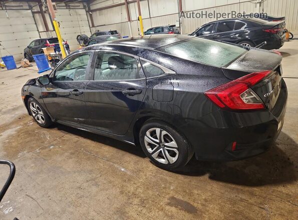 2HGFC2F58GH539652 2016 HONDA CIVIC Black Задня ліва чверть