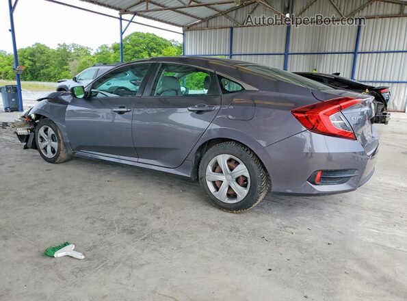 2HGFC2F58GH543944 2016 HONDA CIVIC Gray Հետևի ձախ