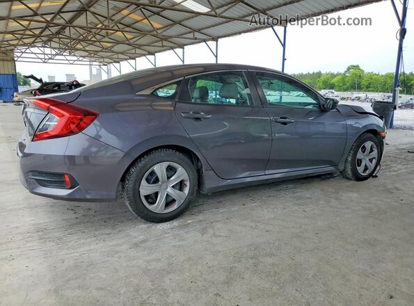 2HGFC2F58GH543944 2016 HONDA CIVIC Gray Հետևի աջ