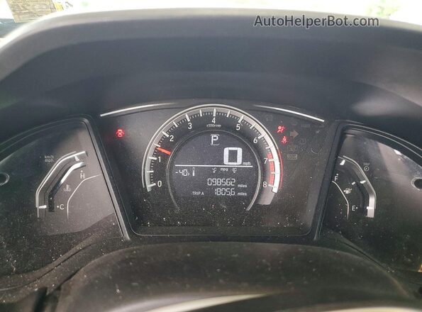 2HGFC2F58GH543944 2016 HONDA CIVIC Gray Սարքավորումների վահանակի տեսք
